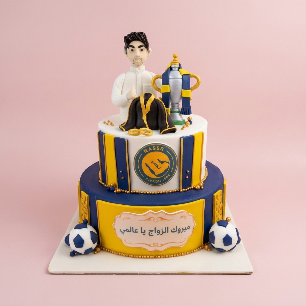 Al Nassr Wedding Cake