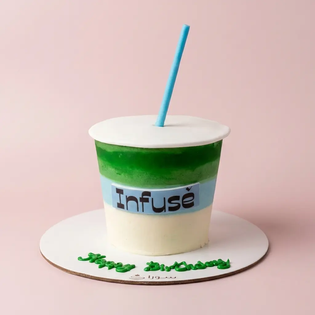 Coffee Cup Drink Shape Cake