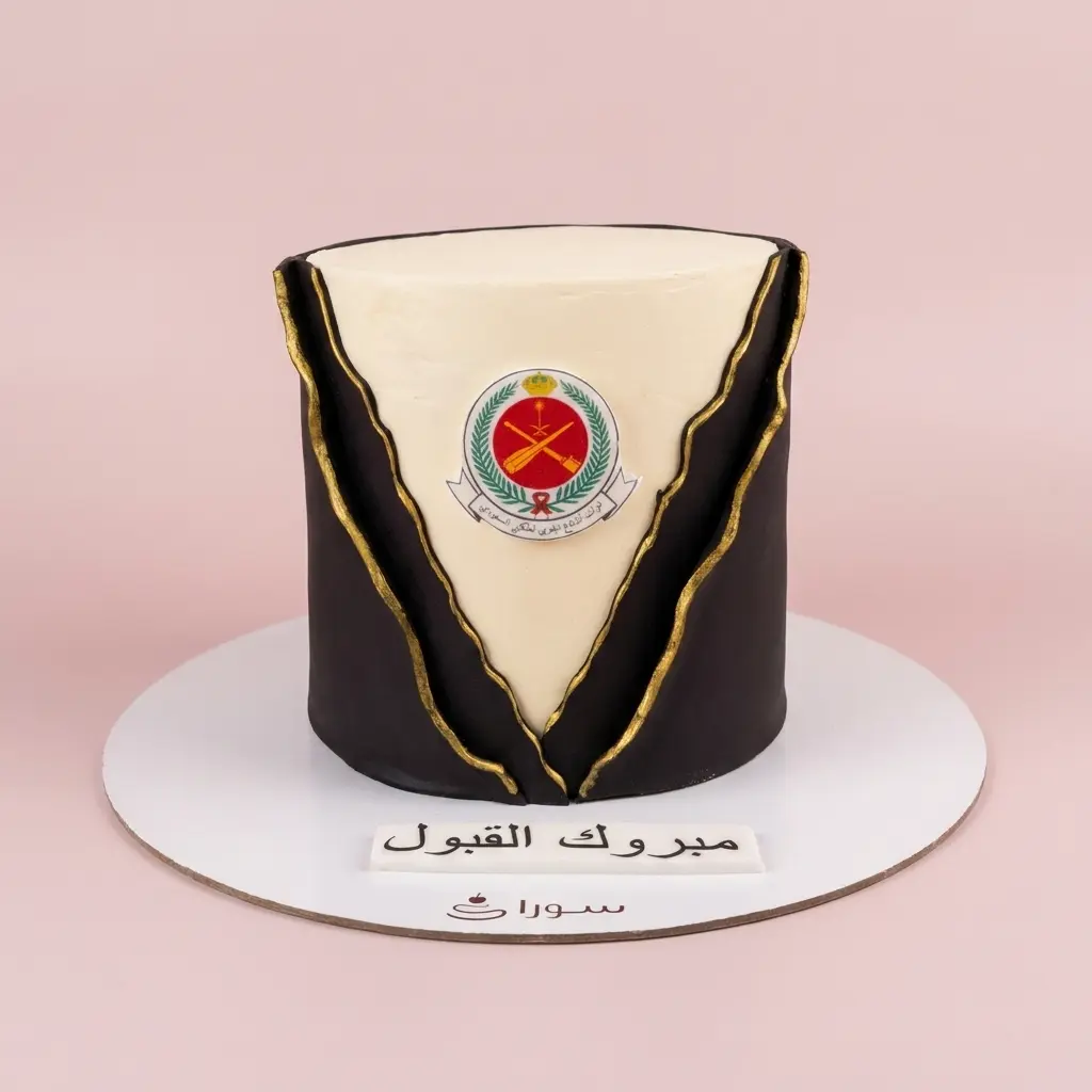 كيكة قبول كلية عسكرية تصميم بشت