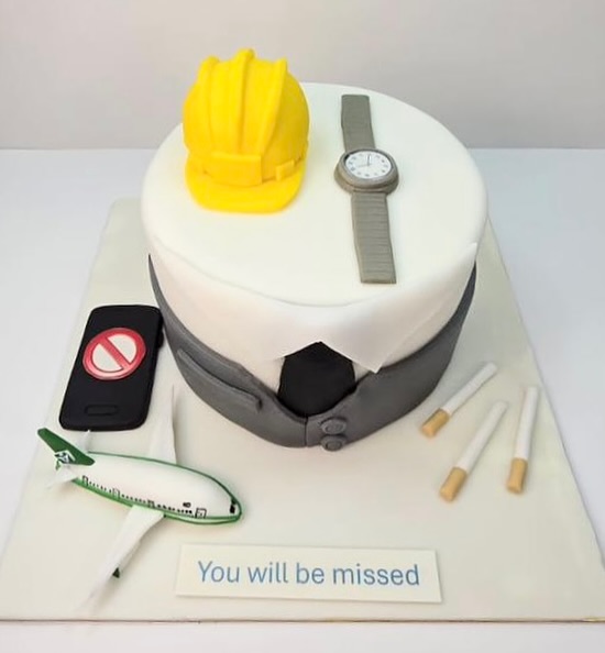 Pilot Farewell Retirement Cake