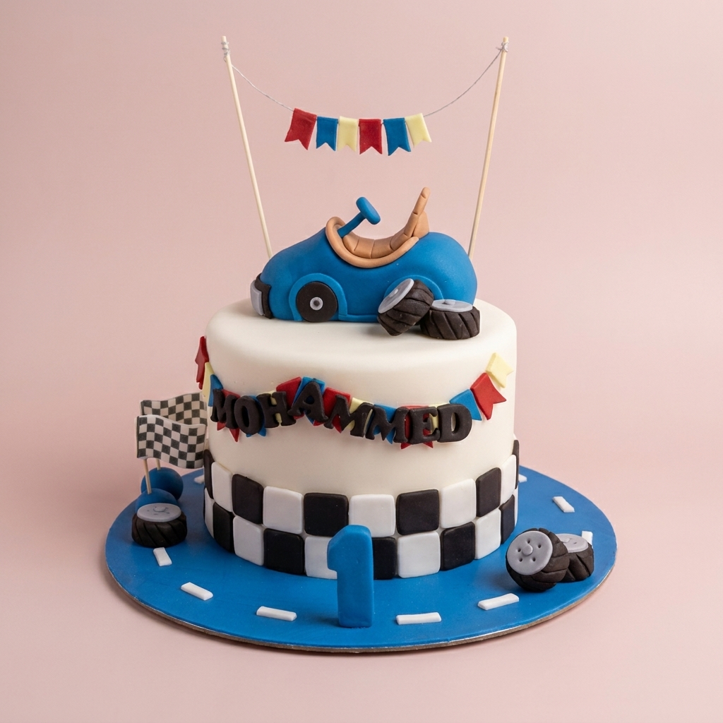 Racing Car Cake