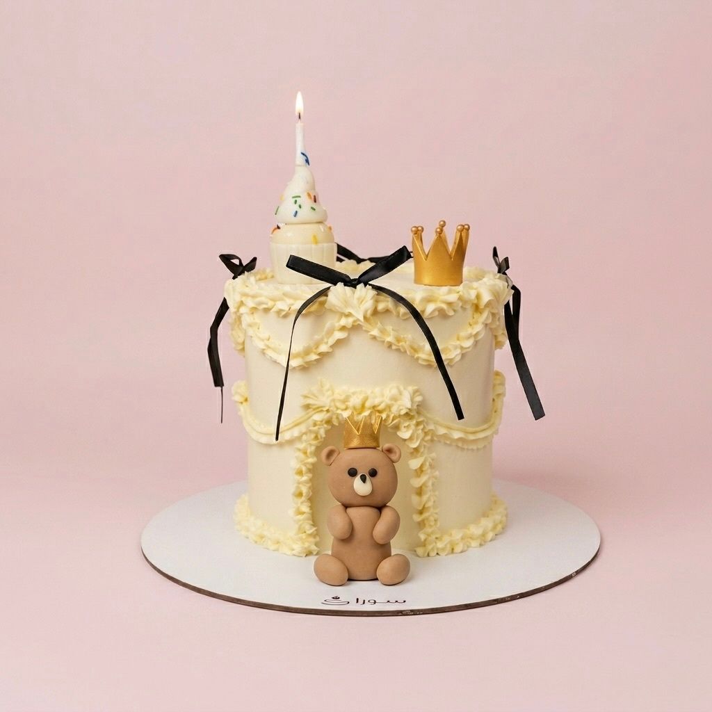 Royal Teddy Bear Cake