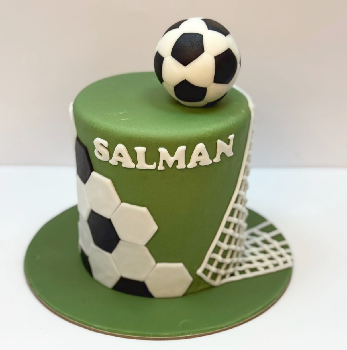 Soccer Football Birthday Cake