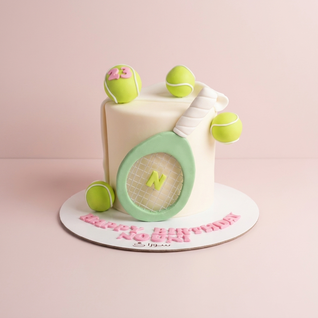 Tennis Birthday Cake