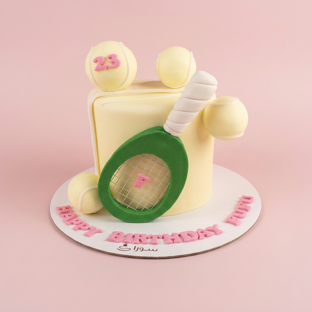 Tennis Birthday Cake